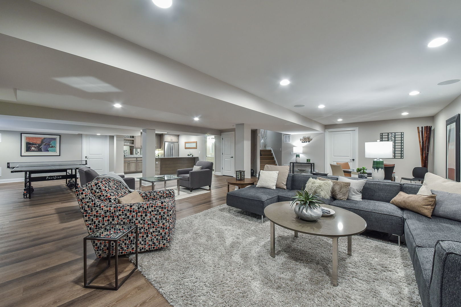 436 East Hillside Road Naperville, IL 60540 - Photo 35 of 59 a living room with furniture and wooden floor