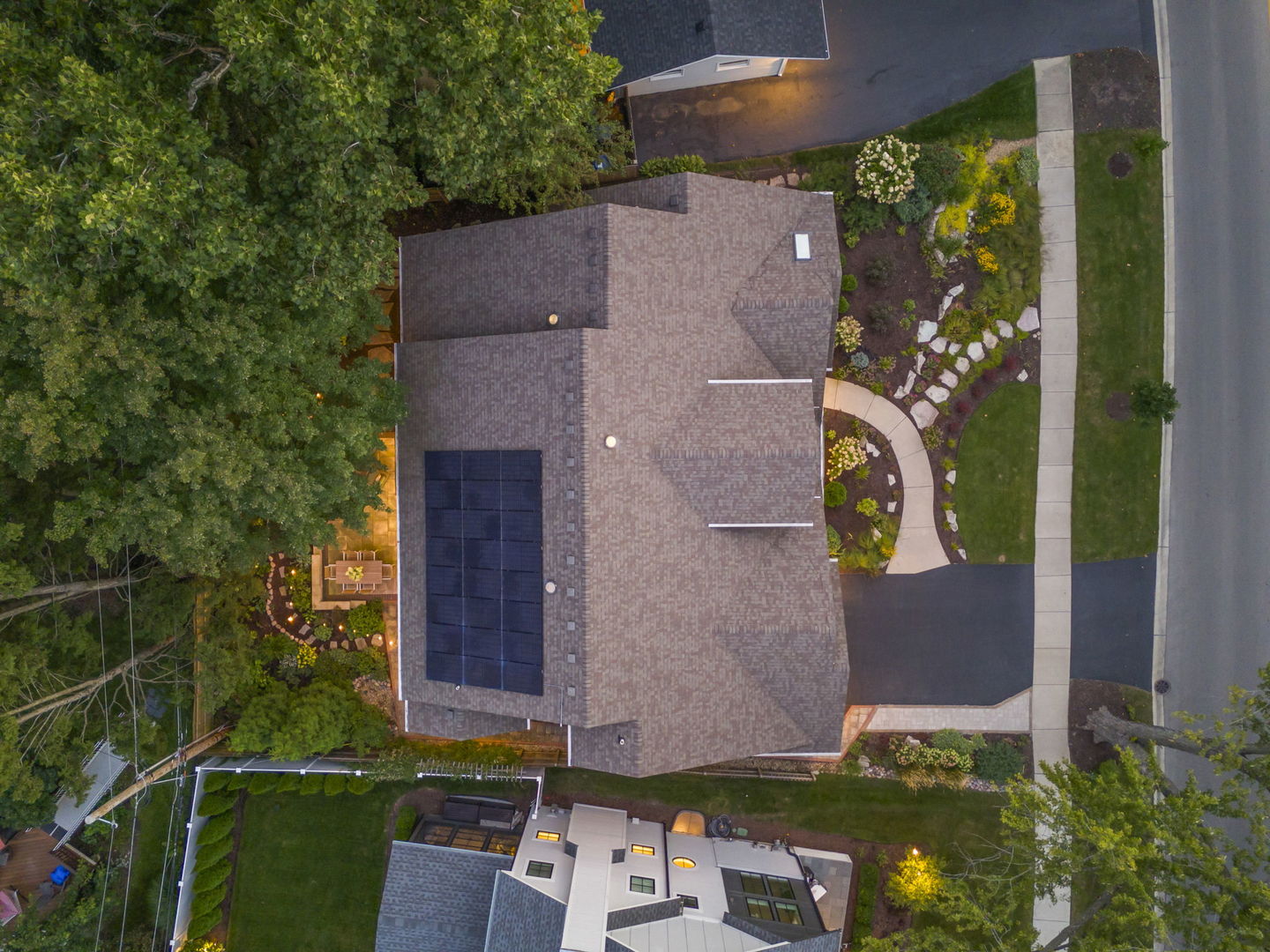 436 East Hillside Road Naperville, IL 60540 - Photo 46 of 59 an aerial view of a house
