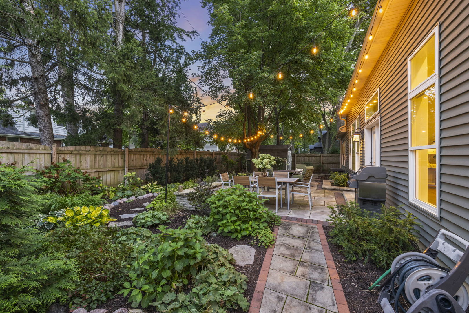 436 East Hillside Road Naperville, IL 60540 - Photo 47 of 59 a view of a backyard with sitting area