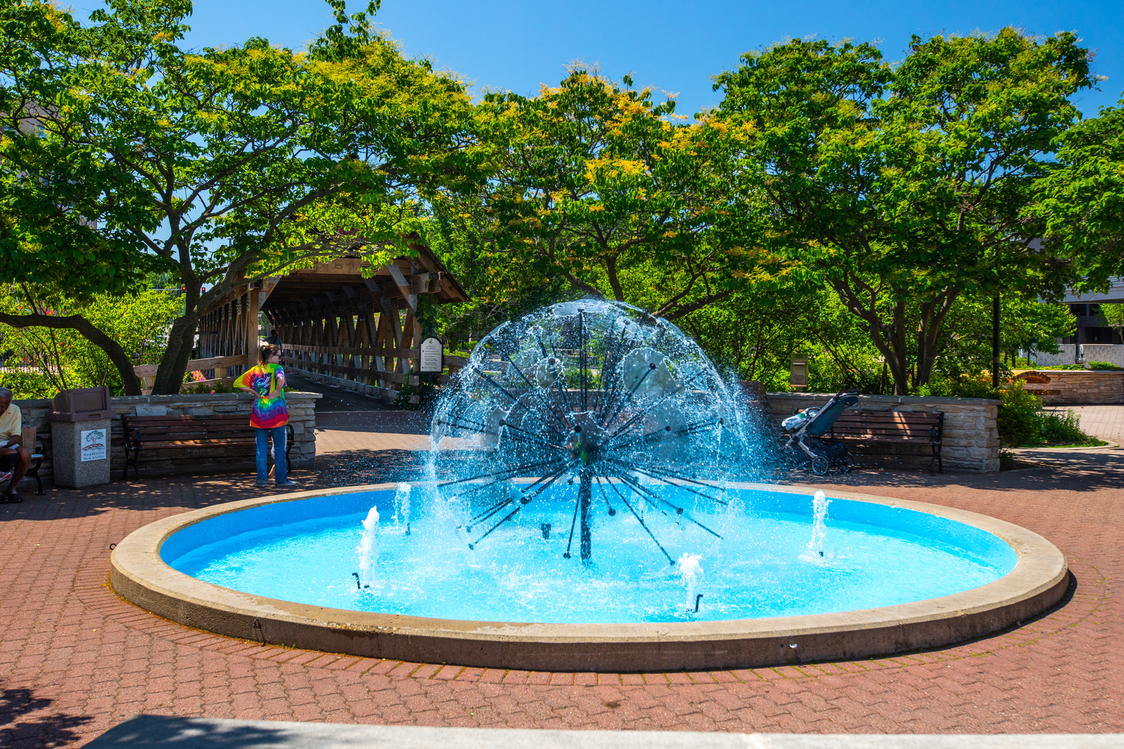 436 East Hillside Road Naperville, IL 60540 - Photo 54 of 59 a view of a swimming pool with a sitting space