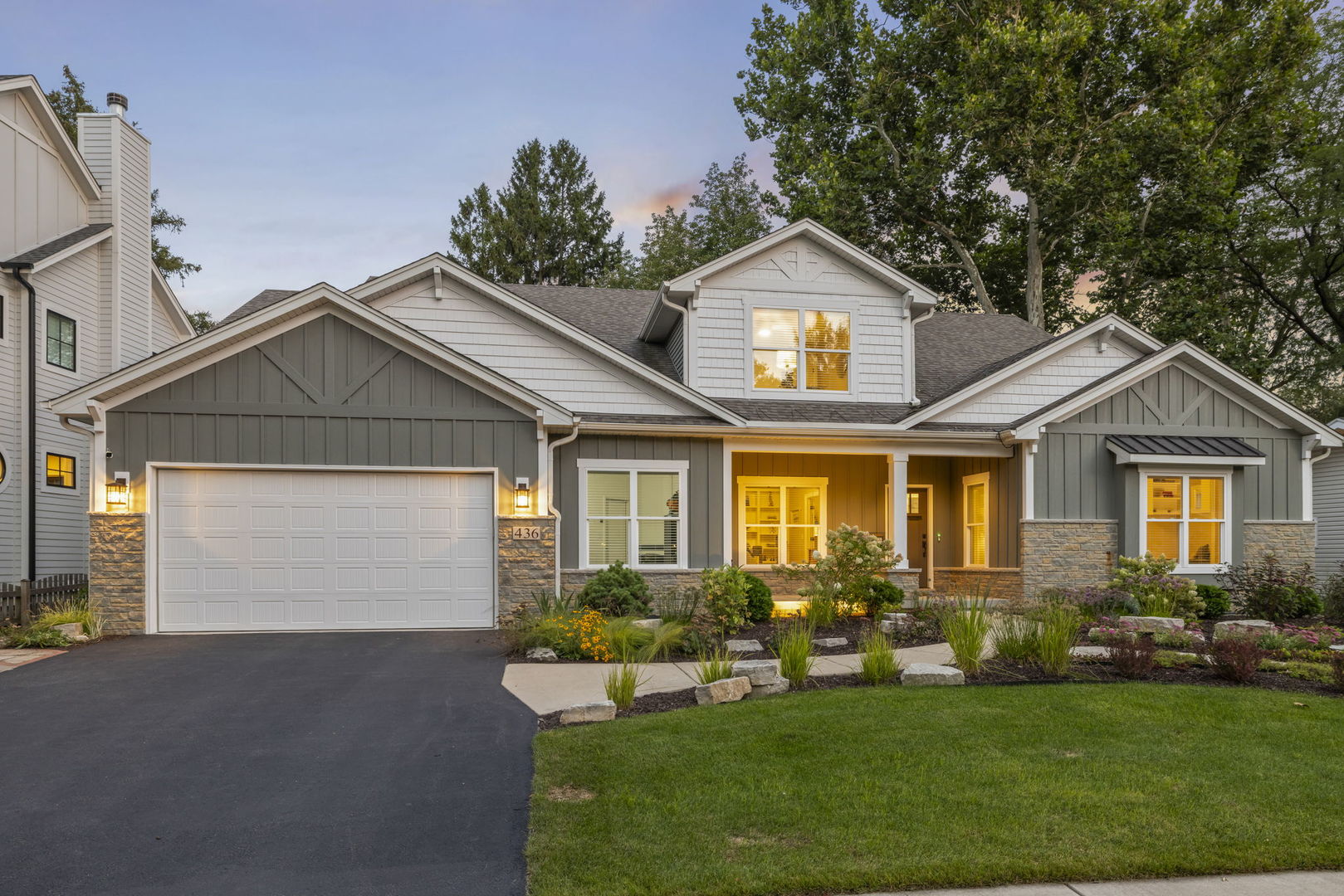 436 East Hillside Road Naperville, IL 60540 - Photo 59 of 59 a front view of house with yard and green space