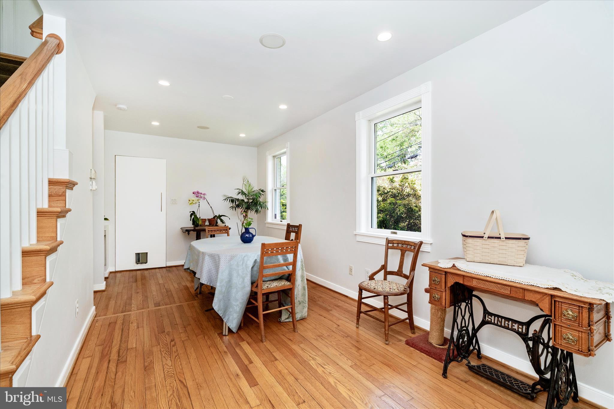 9300 Mintwood Street Silver Spring, MD 20901 - Photo 5 of 115 a view of a dining room with furniture window and wooden floor