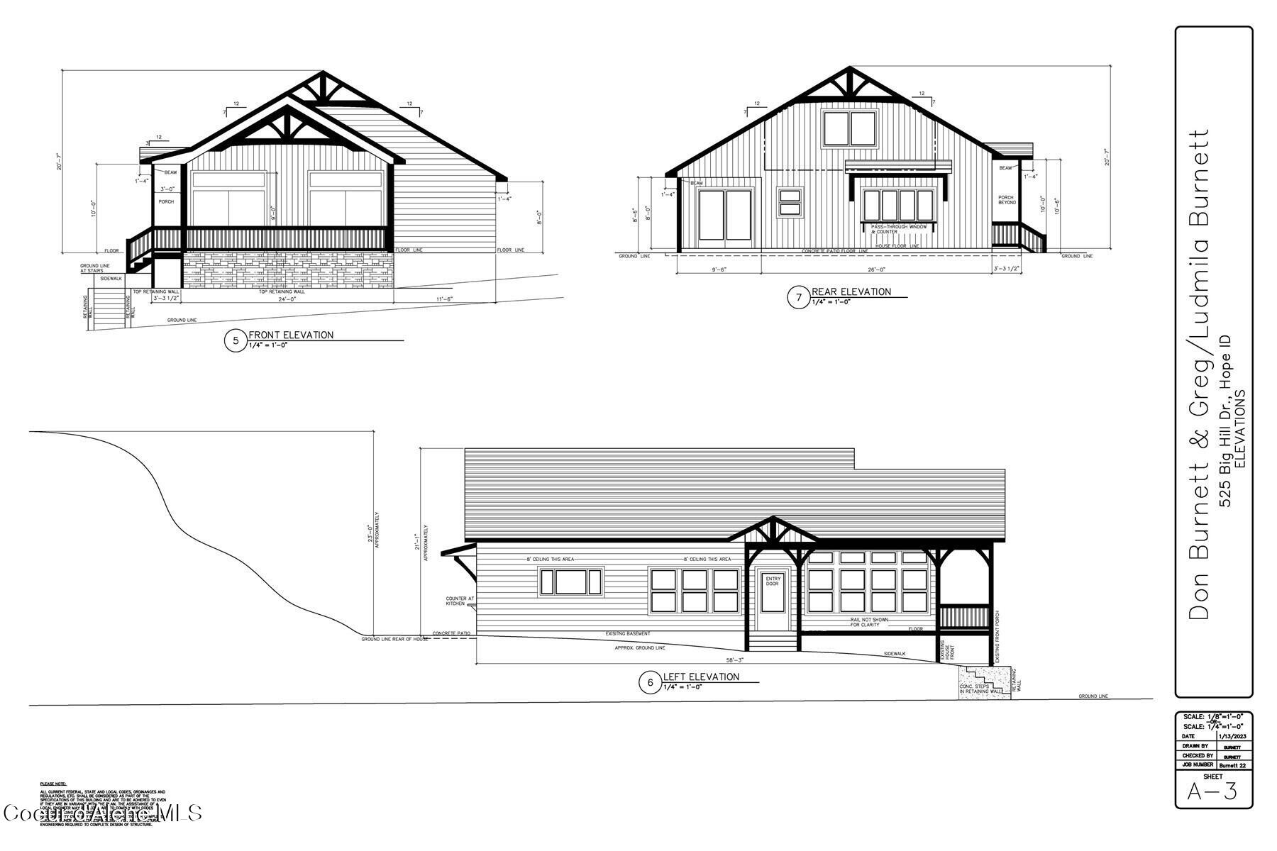 525 Big Hill Road Hope, ID 83836 - Photo 14 of 17 Elevations