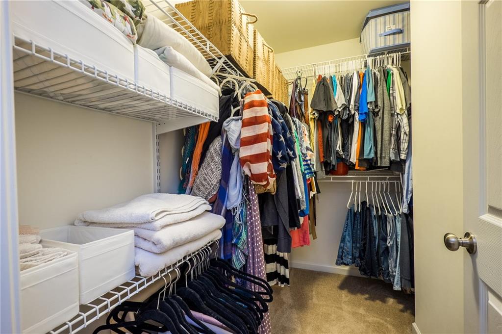 305 Broadstone Drive Mars, PA 16046 - Photo 17 of 25 This large walk in master's closet is sure to fit all your clothes and accessories.