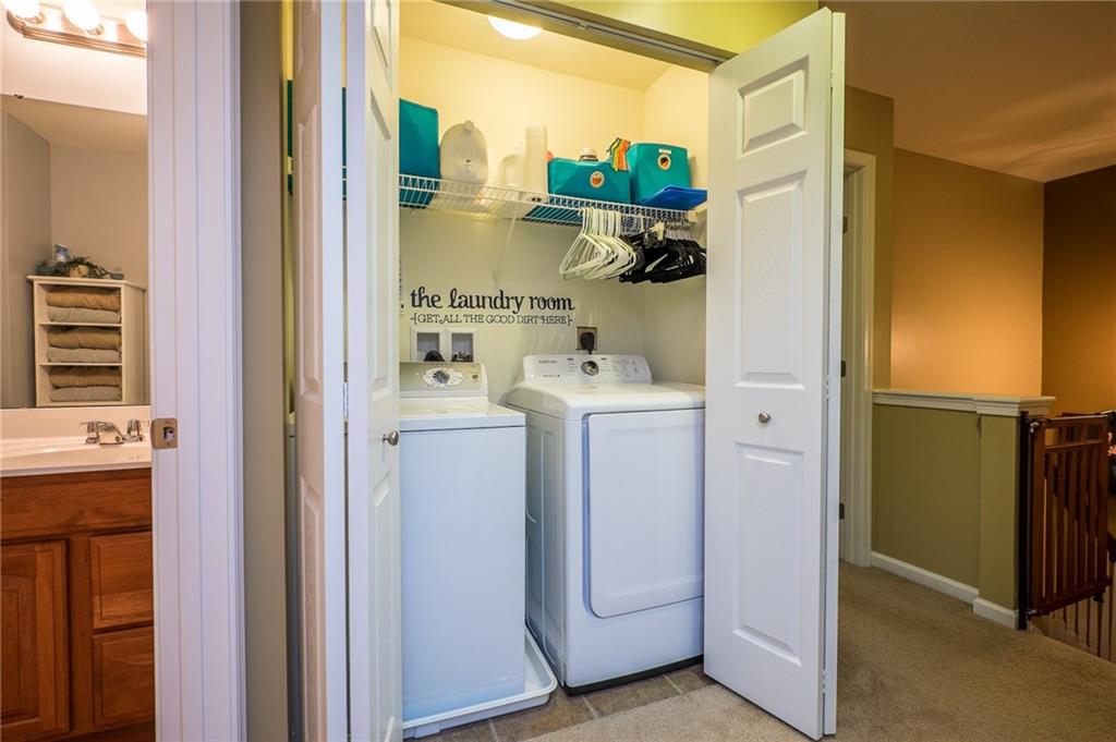 305 Broadstone Drive Mars, PA 16046 - Photo 22 of 25 Upstairs laundry closet is a sure bonus. No running up and down the stairs to get clean clothes!