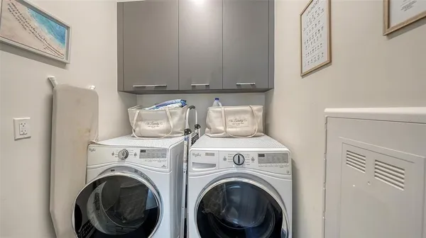 a view of washer and dryer