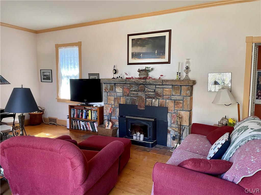 2030 Park Road Easton, PA 18045 - Photo 5 of 40 a living room with furniture and a fireplace
