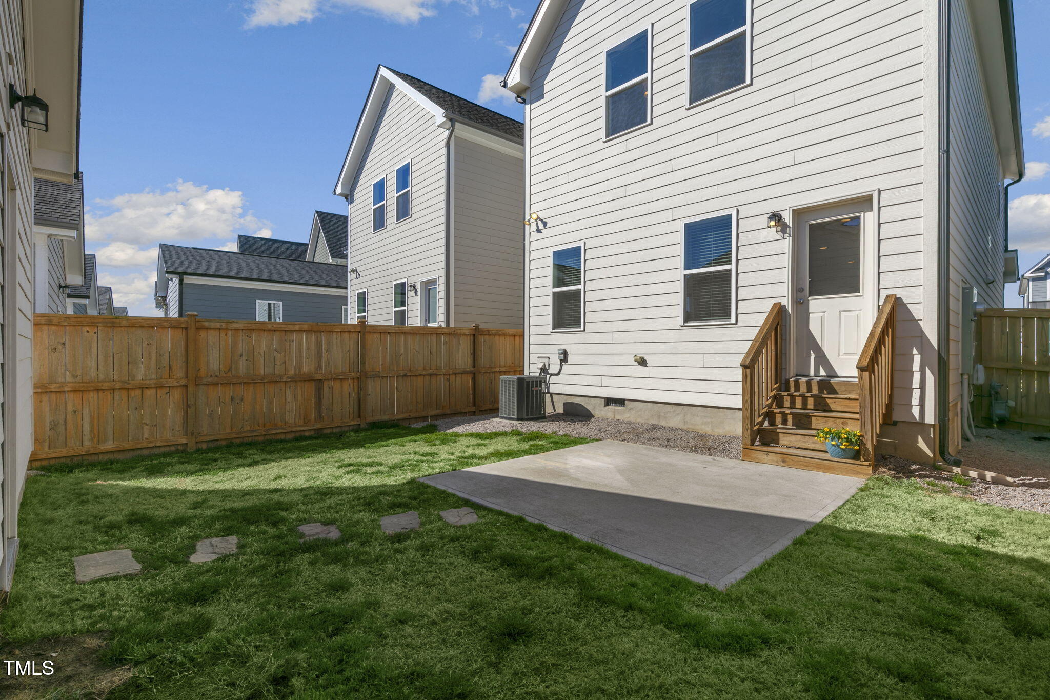 237 Daniel Ridge Road Wendell, NC 27591 - Photo 36 of 41 a view of backyard of house with wooden fence