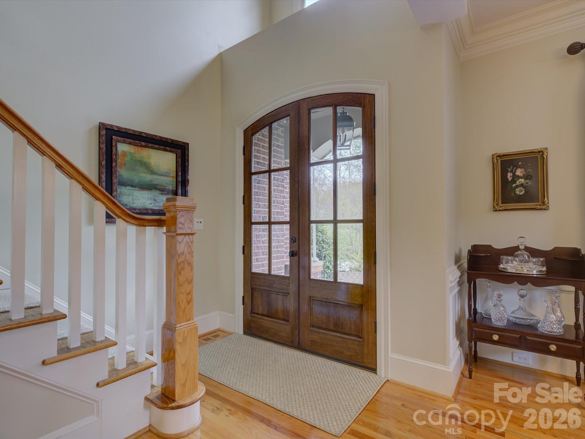 5060 Carmel Road Charlotte, NC 28226 - Photo 7 of 46 a front view of a house with entryway