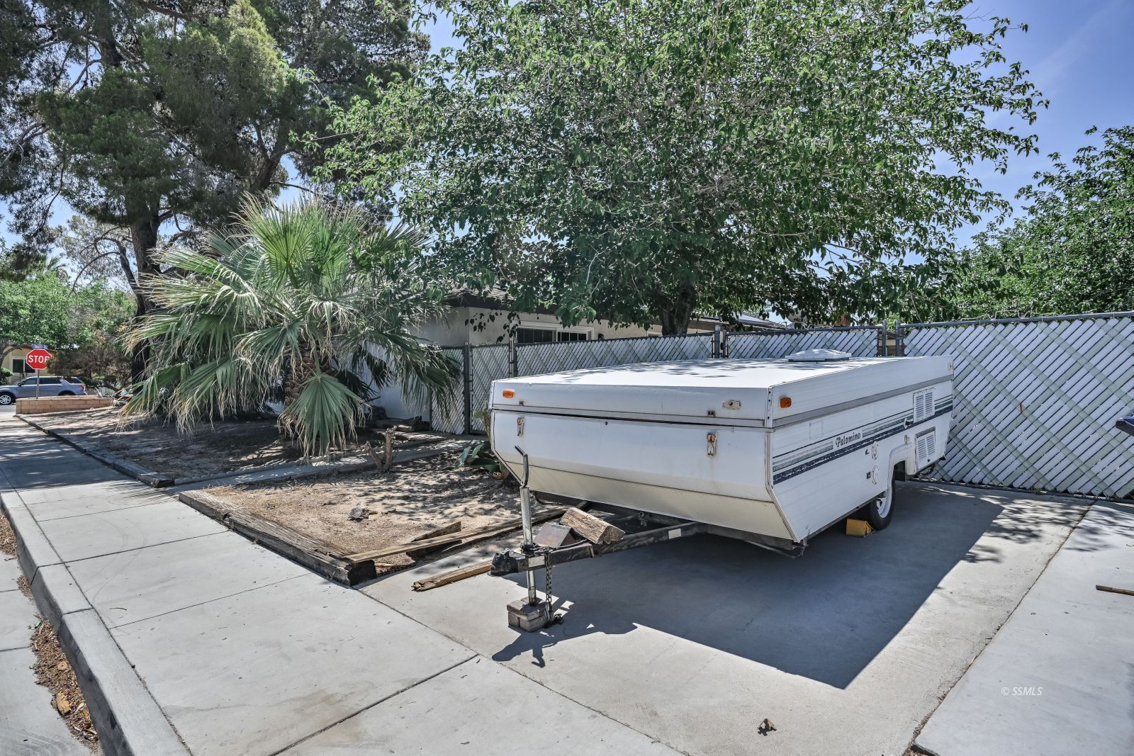 719 Sherri Street Ridgecrest, CA 93555 - Photo 35 of 36 a view of backyard with sitting area