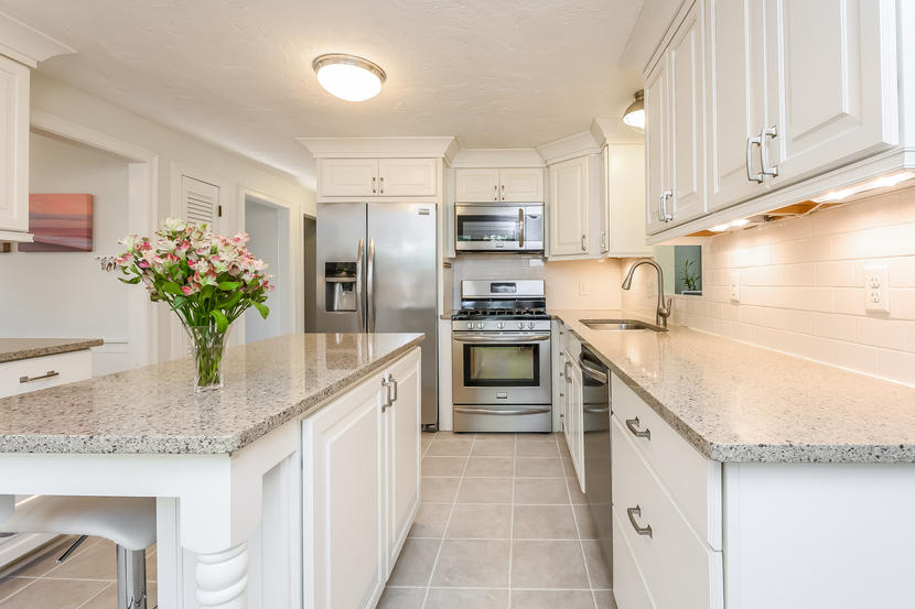151 Peach Tree Road Marstons Mills, MA 02648 - Photo 20 of 49 a kitchen with stainless steel appliances granite countertop a sink a stove and a refrigerator