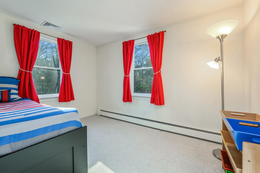 151 Peach Tree Road Marstons Mills, MA 02648 - Photo 35 of 49 a room with red and white walls