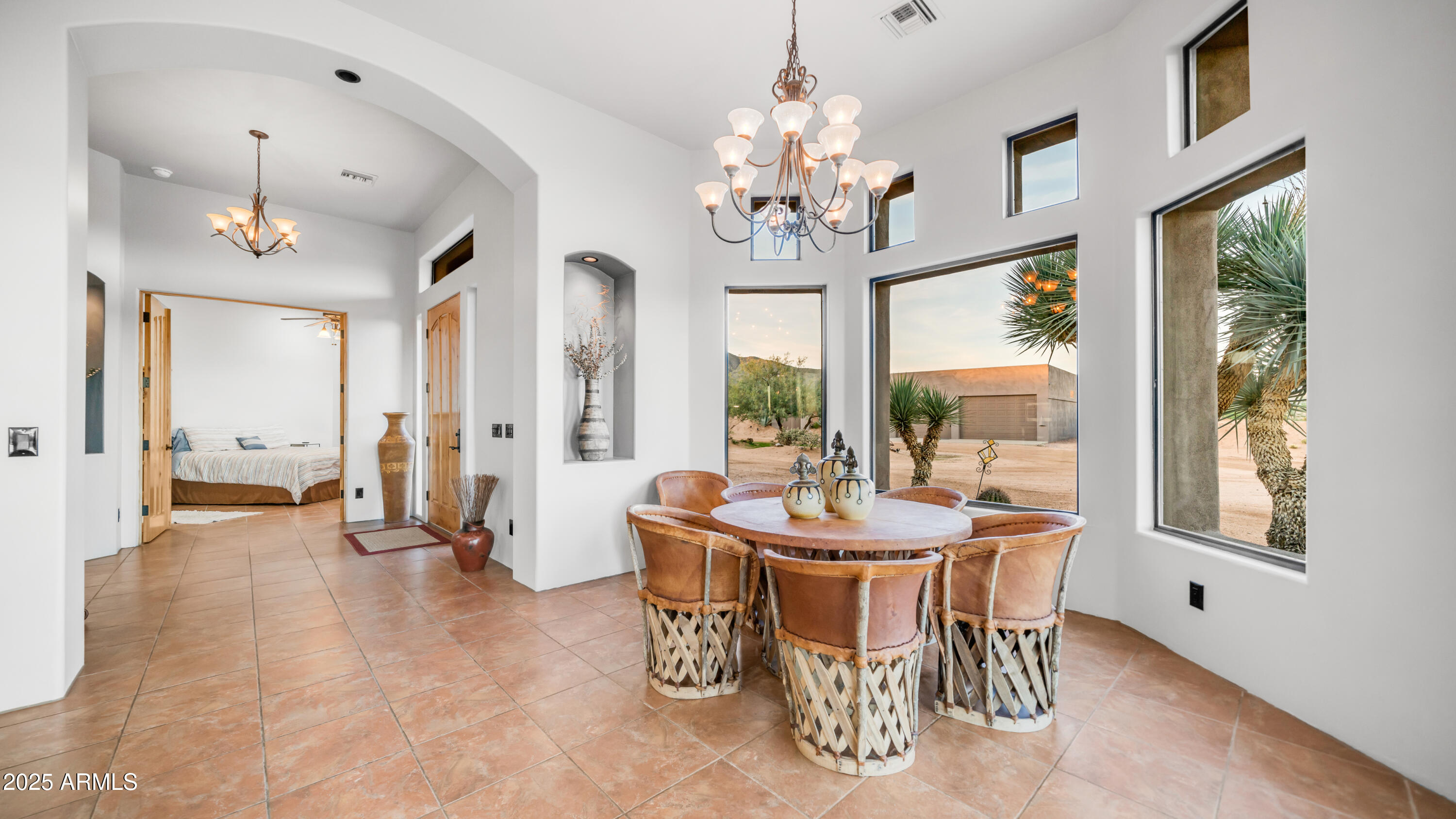 42215 North La Plata Road Scottsdale, AZ 85262 - Photo 13 of 93 a view of a dining room with furniture window and outside view