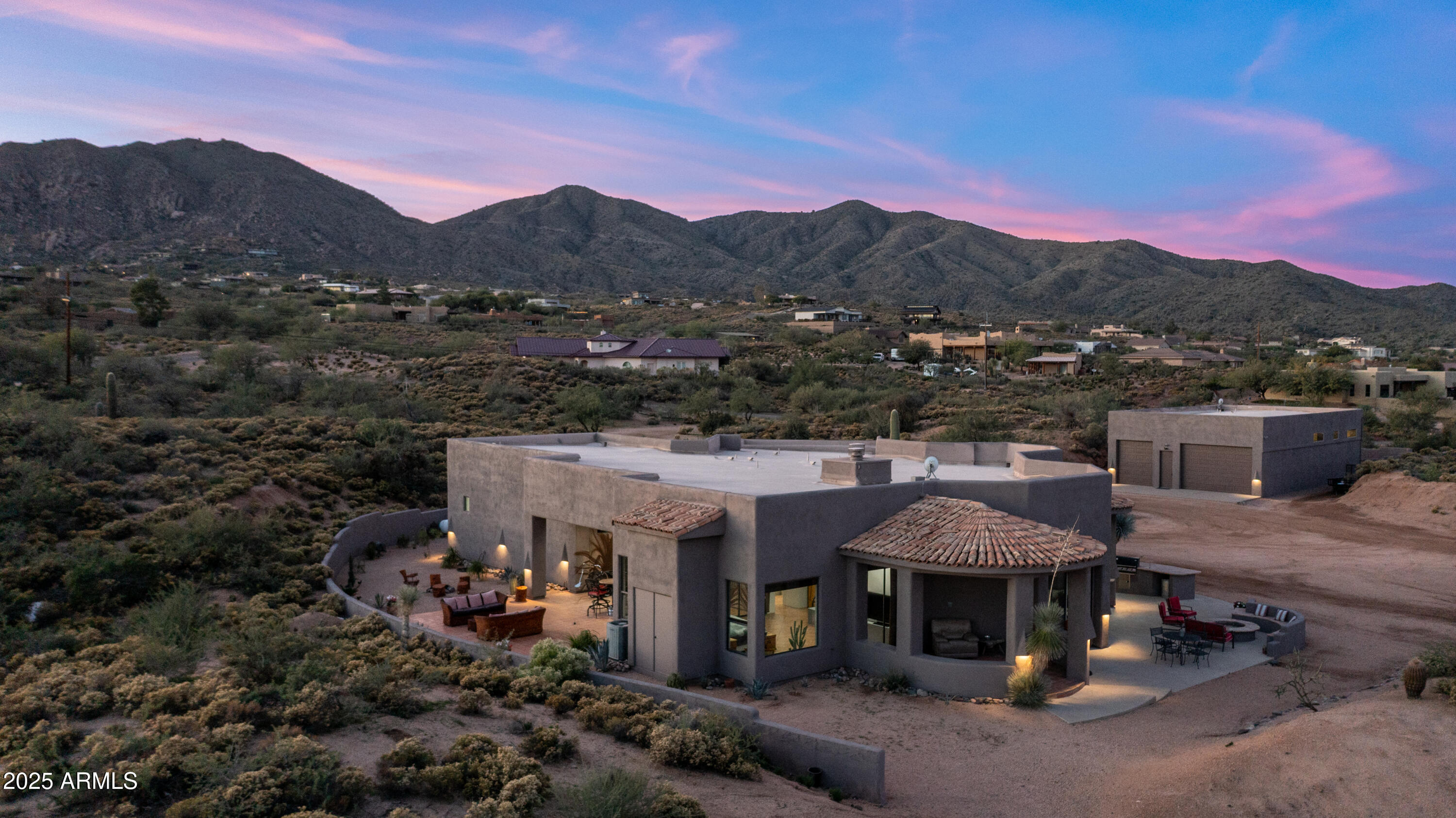 42215 North La Plata Road Scottsdale, AZ 85262 - Photo 3 of 93 a view of a town with mountains in the background