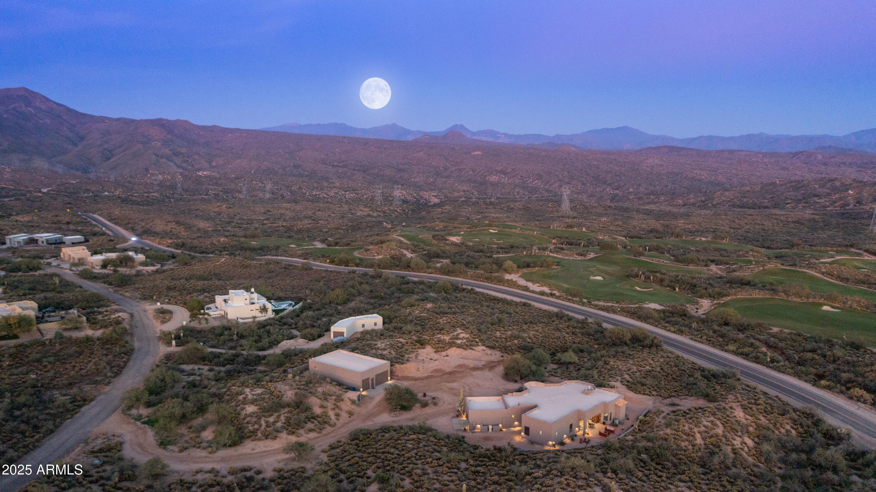 42215 North La Plata Road Scottsdale, AZ 85262 - Photo 73 of 93 a view of a city with mountains in the background