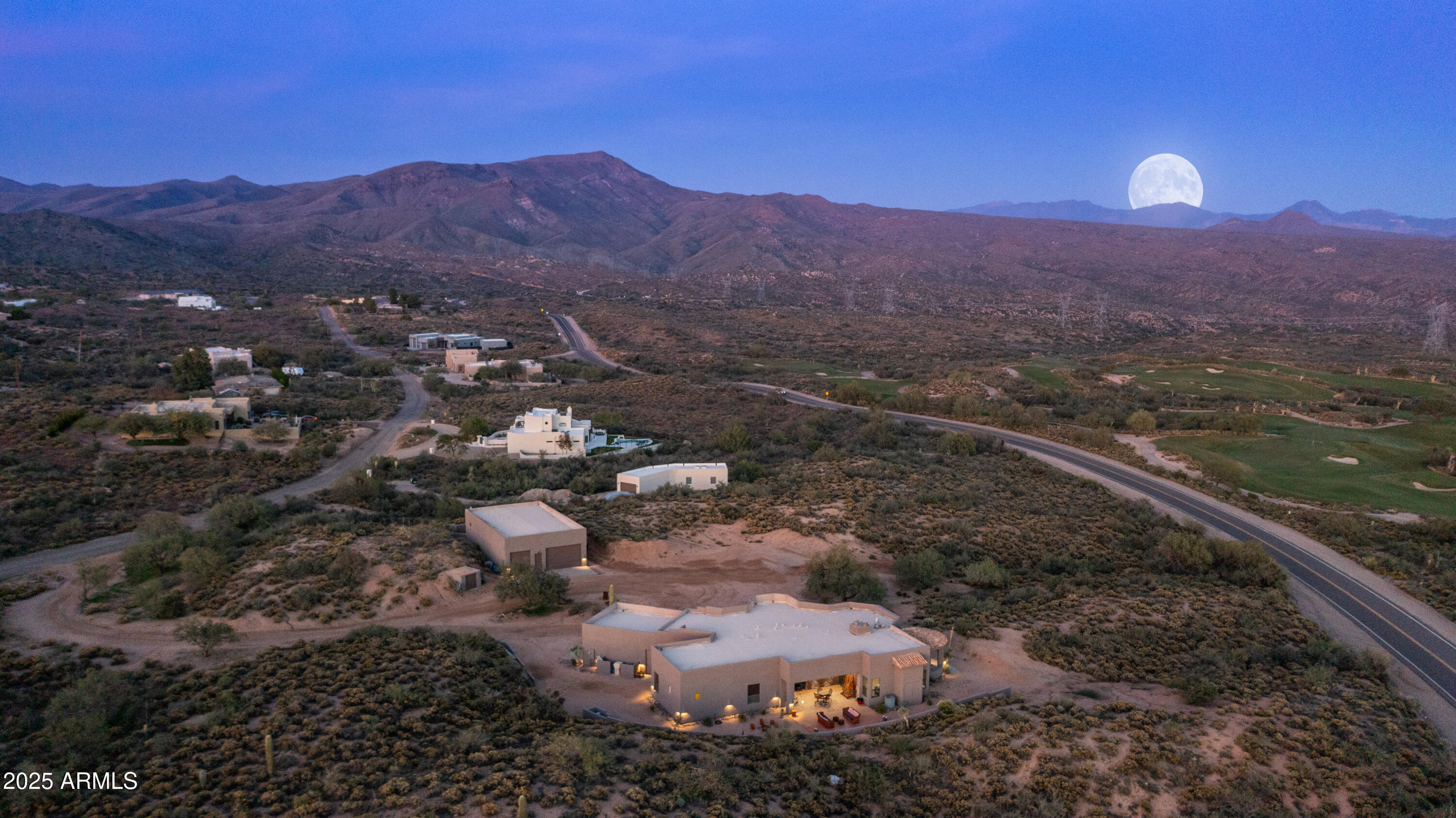 42215 North La Plata Road Scottsdale, AZ 85262 - Photo 74 of 93 a view of a city from a lake