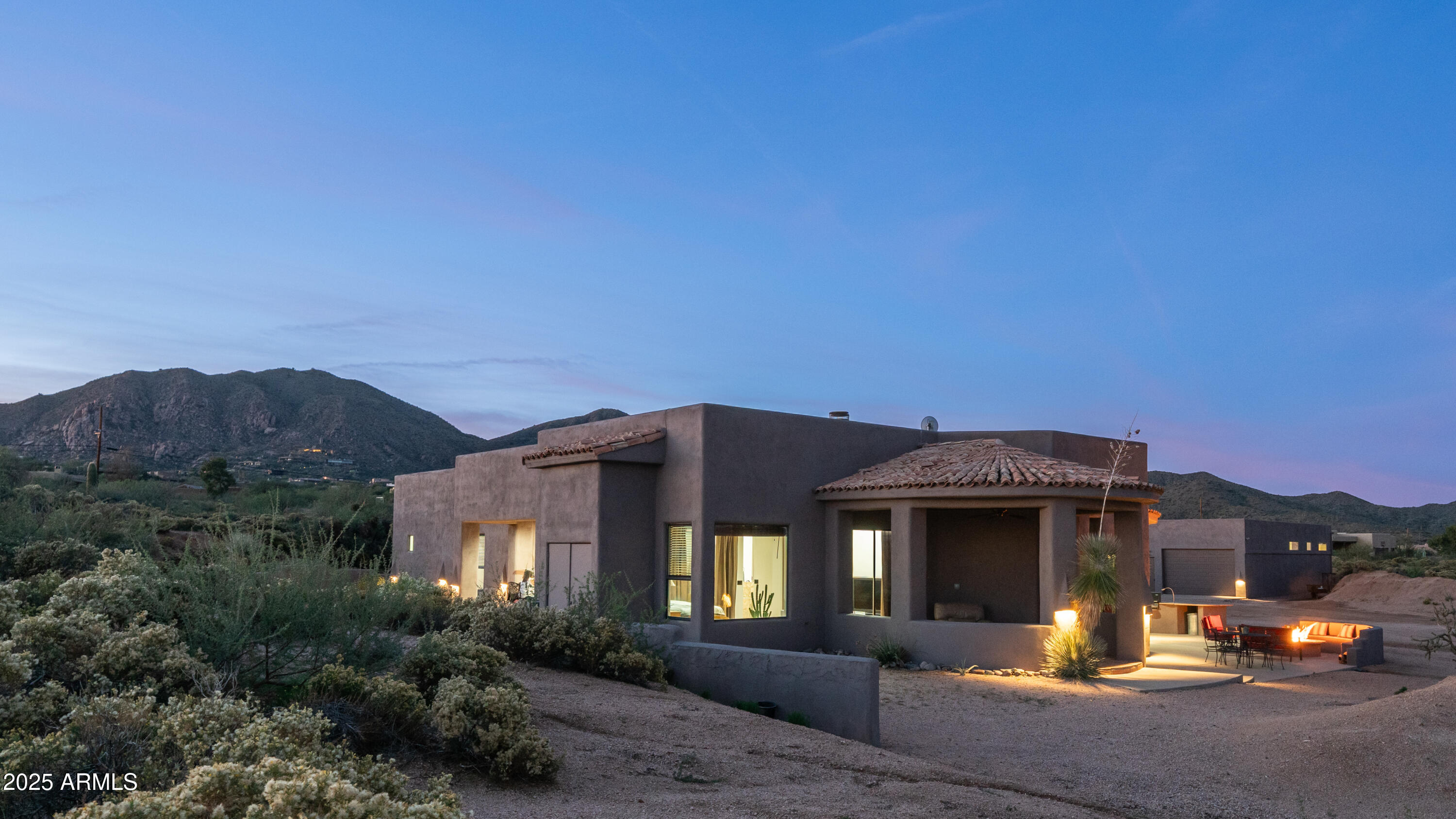 42215 North La Plata Road Scottsdale, AZ 85262 - Photo 88 of 93 a front view of a house with a yard