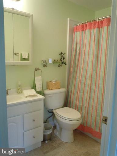 1079 Downton Road Halethorpe, MD 21227 - Photo 18 of 26 a bathroom with a sink a toilet and shower