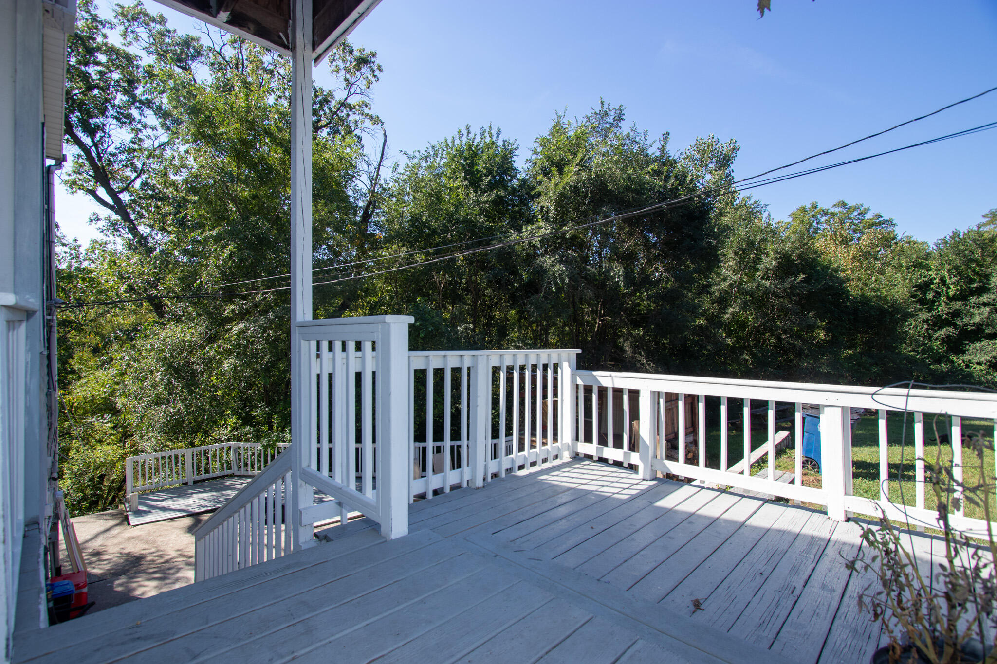 2401 Riverside Drive Lake Station, IN 46405 - Photo 3 of 28 a view of a wooden deck with a yard