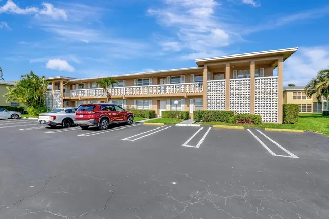 a car parked in front of a building