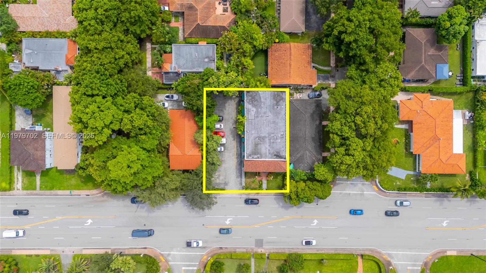 3409 South Le Jeune Road Coral Gables, FL 33134 - Photo 13 of 53 an aerial view of a house with a yard and a large tree