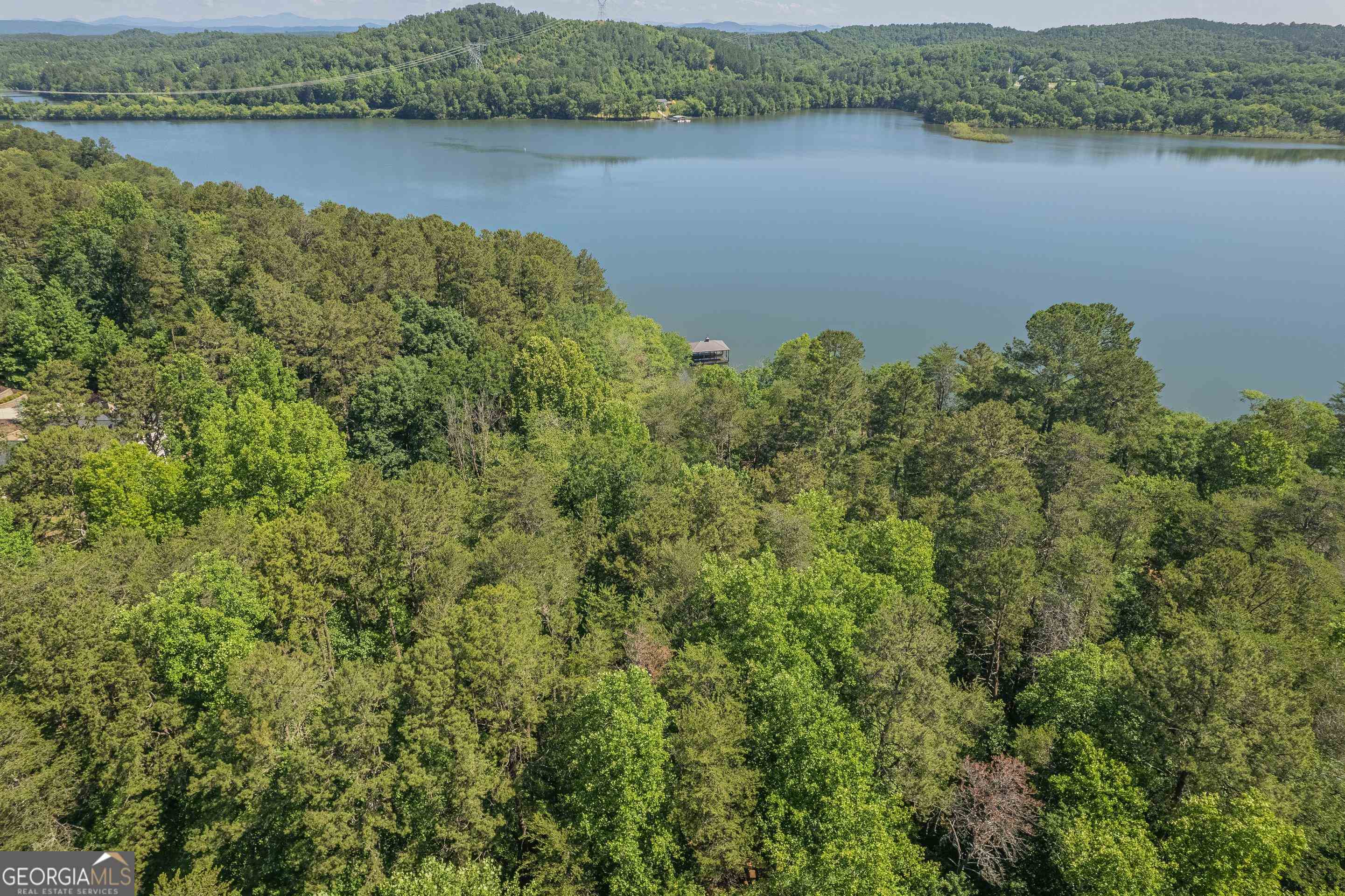 13-35 Edgewater Trail, Unit 2 35 ACRES) Toccoa, GA 30577 - Photo 13 of 22 an aerial view of a houses with a lake view