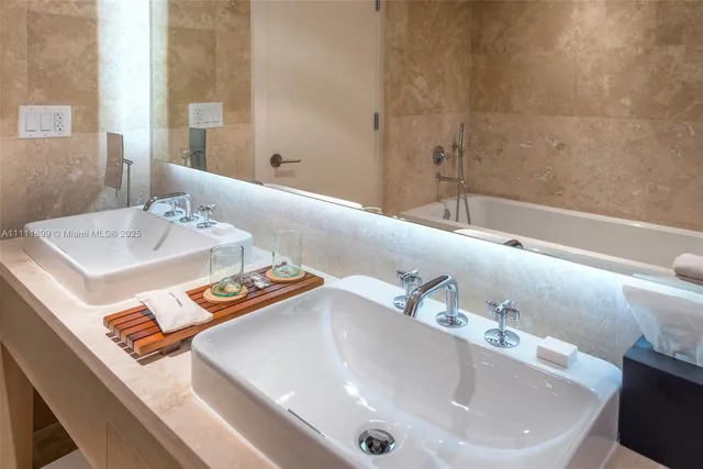 a bathroom with a sink and a bathtub