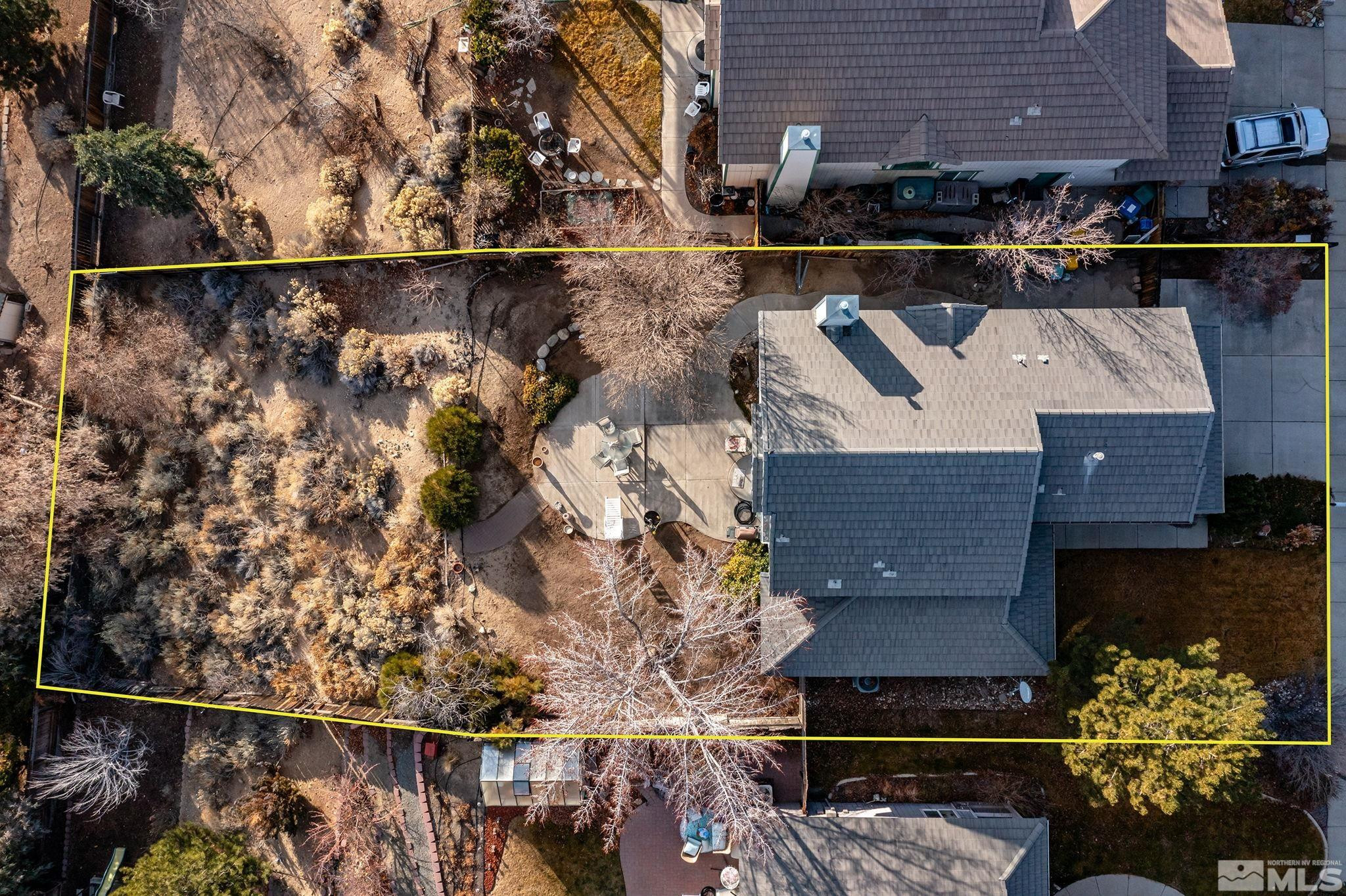 5364 Tappan Court Reno, NV 89523 - Photo 34 of 40 an aerial view of a fireplace with wooden fence
