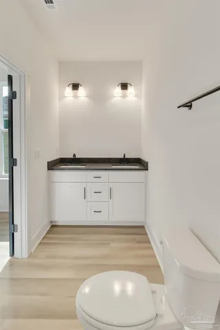 a view of a living room with furniture