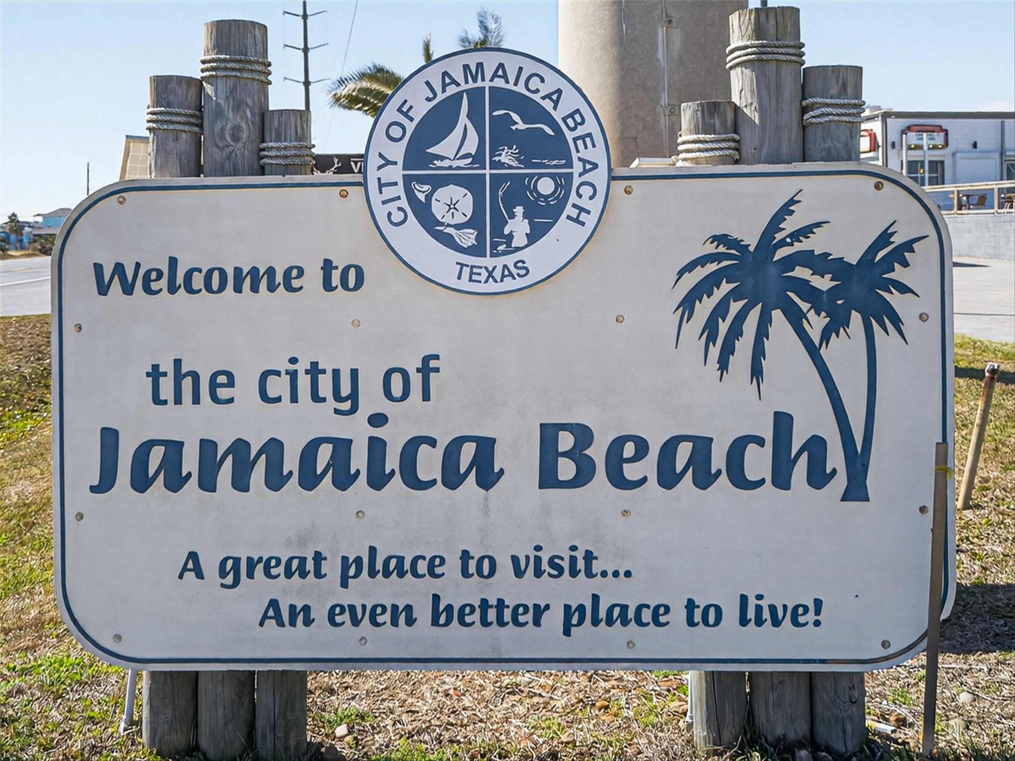 16714 Curlew Road Jamaica Beach, TX 77554 - Photo 4 of 13 a view of a sign board