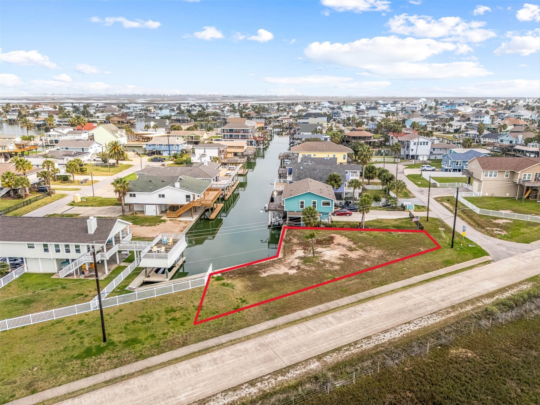 16714 Curlew Road Jamaica Beach, TX 77554 - Photo 6 of 13 a view of a city
