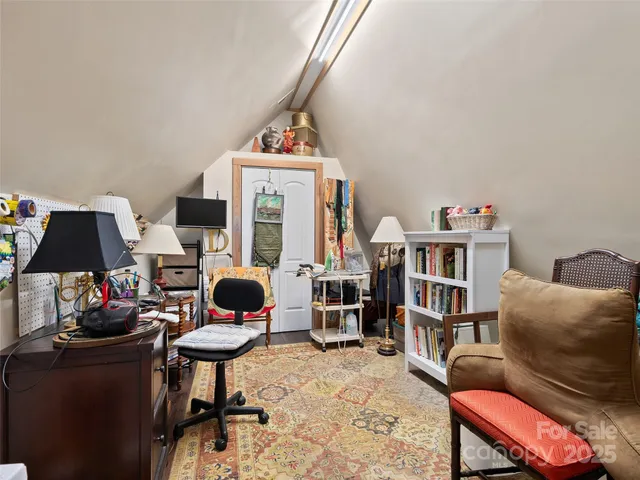 a view of yard with outdoor seating