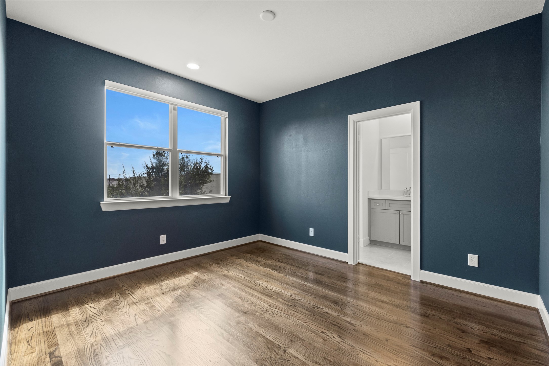 6315 Timbergrove Gardens Lane Houston, TX 77008 - Photo 32 of 33 a view of room with window and wooden floor