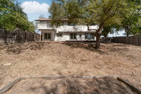 a house view with a seating space