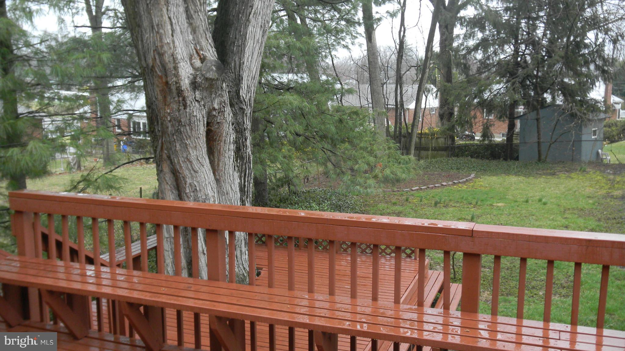 3706 Everton Street Silver Spring, MD 20906 - Photo 20 of 25 Rear Deck with Yard View