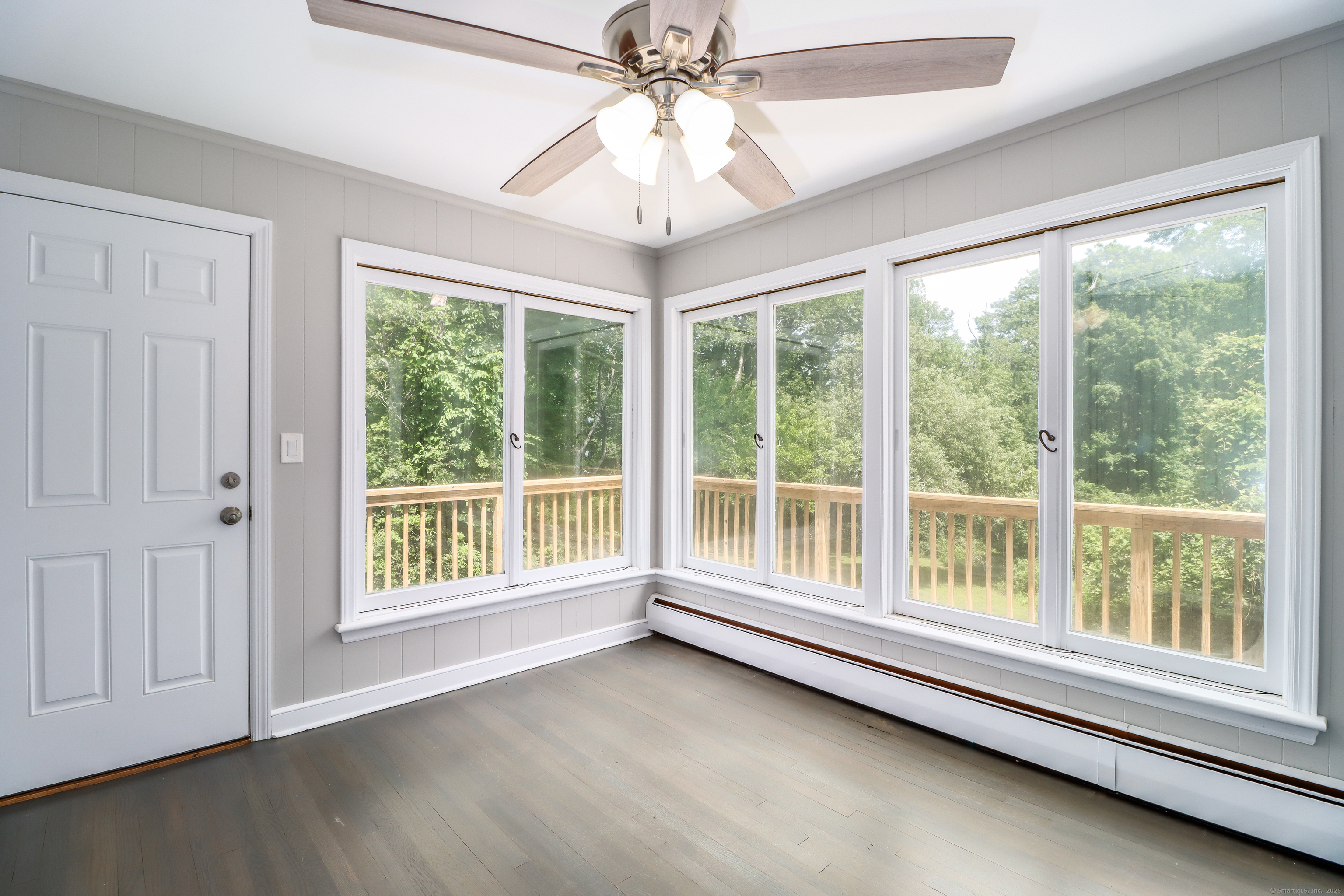 22 Lonetown Road Redding, CT 06896 - Photo 9 of 37 a view of room with window and ceiling fan