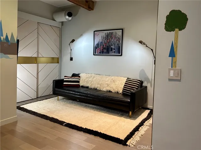 a living room with a couch