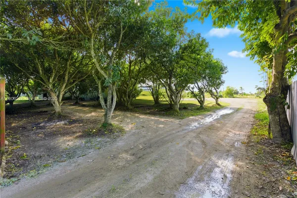 a view of outdoor space with trees