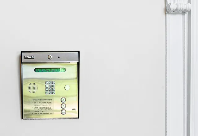 a view of a livingroom with wooden floor and closet