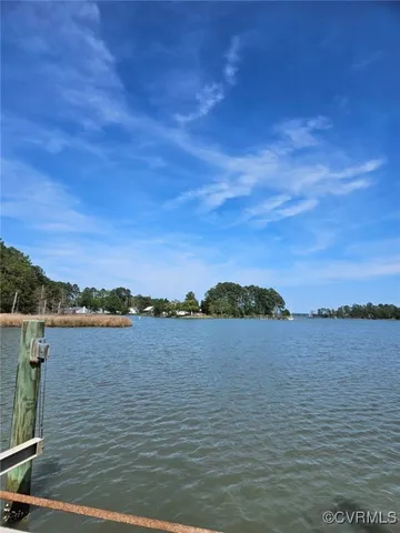 a view of lake and mountain