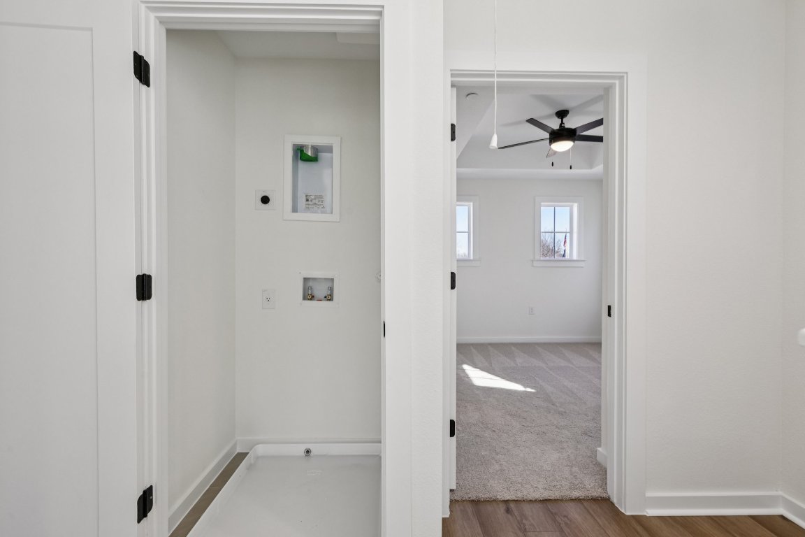 2414 Drew Lane, Unit 5 Austin, TX 78748 - Photo 16 of 33 a view of a bathroom from a hallway