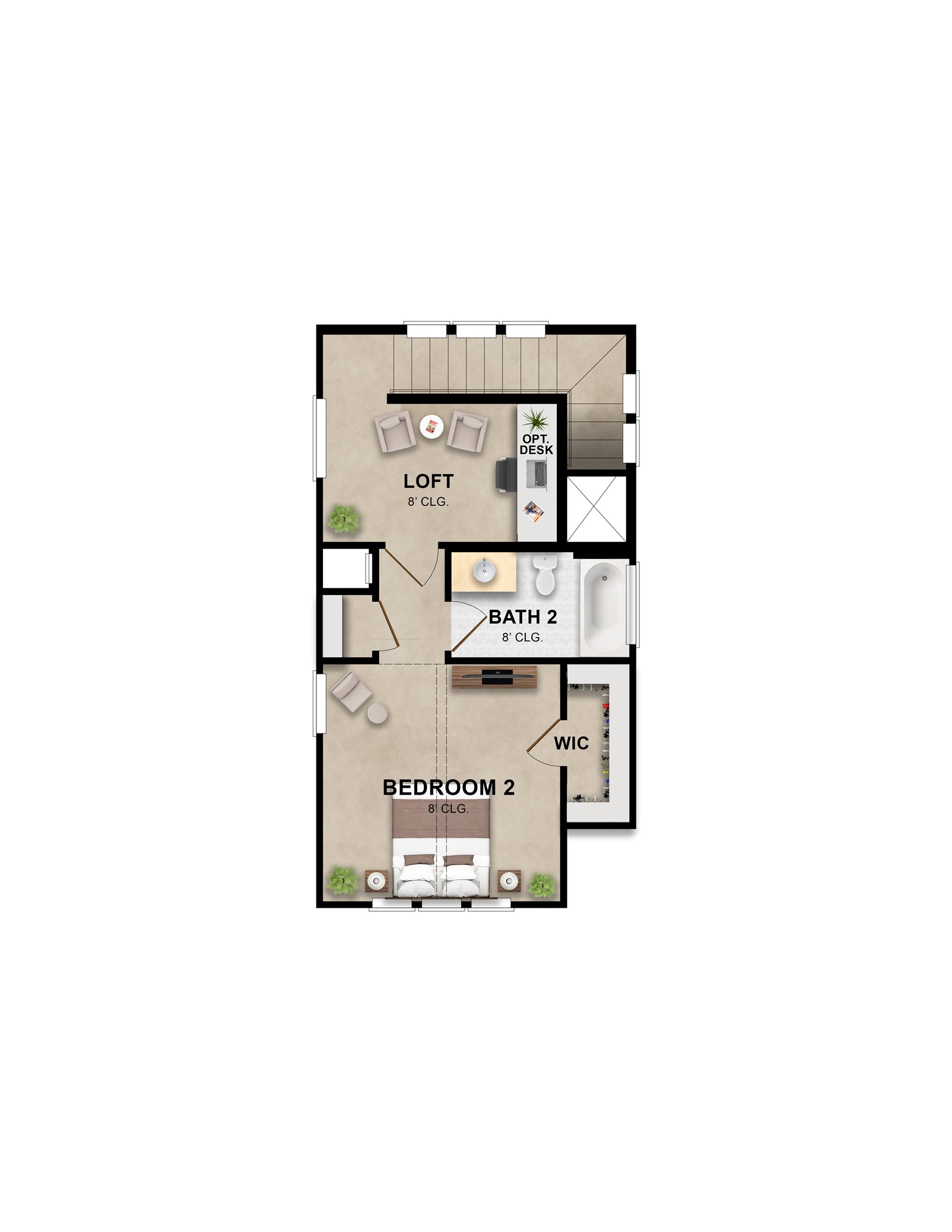 2414 Drew Lane, Unit 11 Austin, TX 78748 - Photo 10 of 10 Third Floor