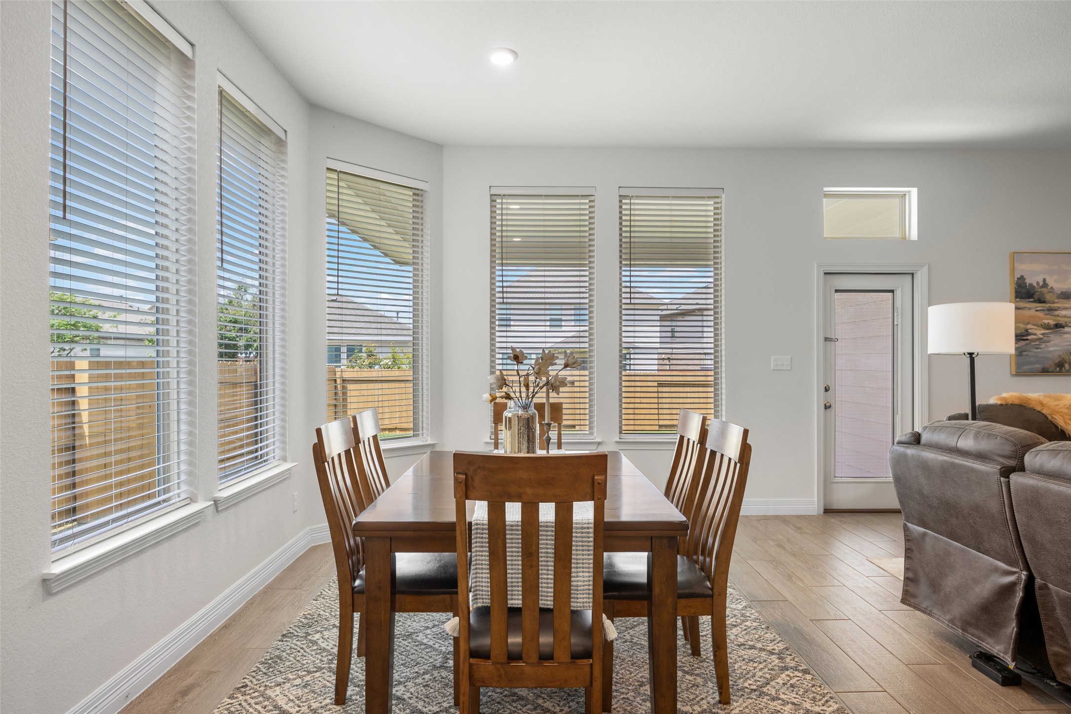704 Muster Bend Georgetown, TX 78626 - Photo 12 of 39 Dining space with light wood finished floors