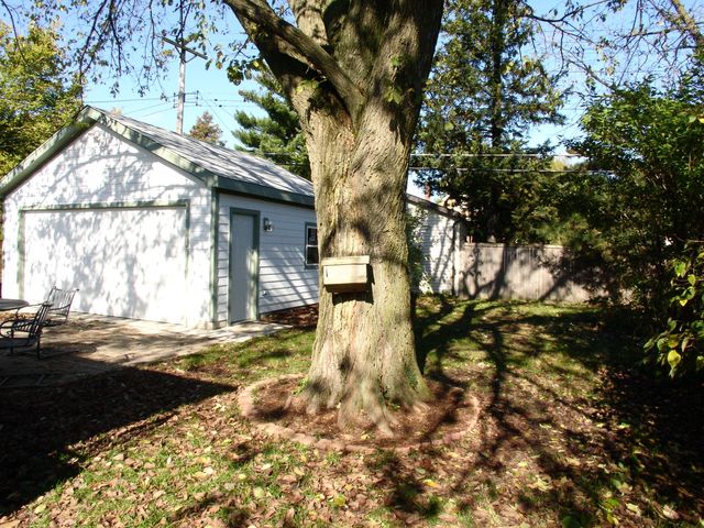 376 Addison Road Riverside, IL 60546 - Photo 17 of 18 a view of a yard with plants and large trees