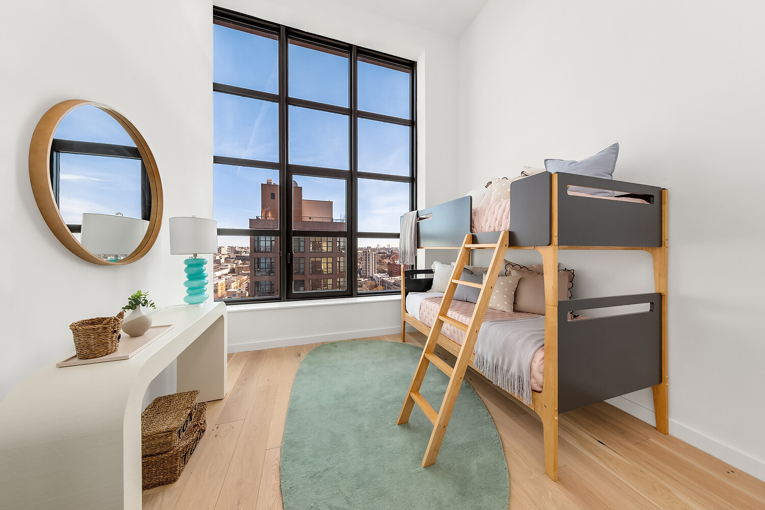 29 Huron Street, Unit PHCW Brooklyn, NY 11222 - Photo 4 of 20 a room with furniture and a large window