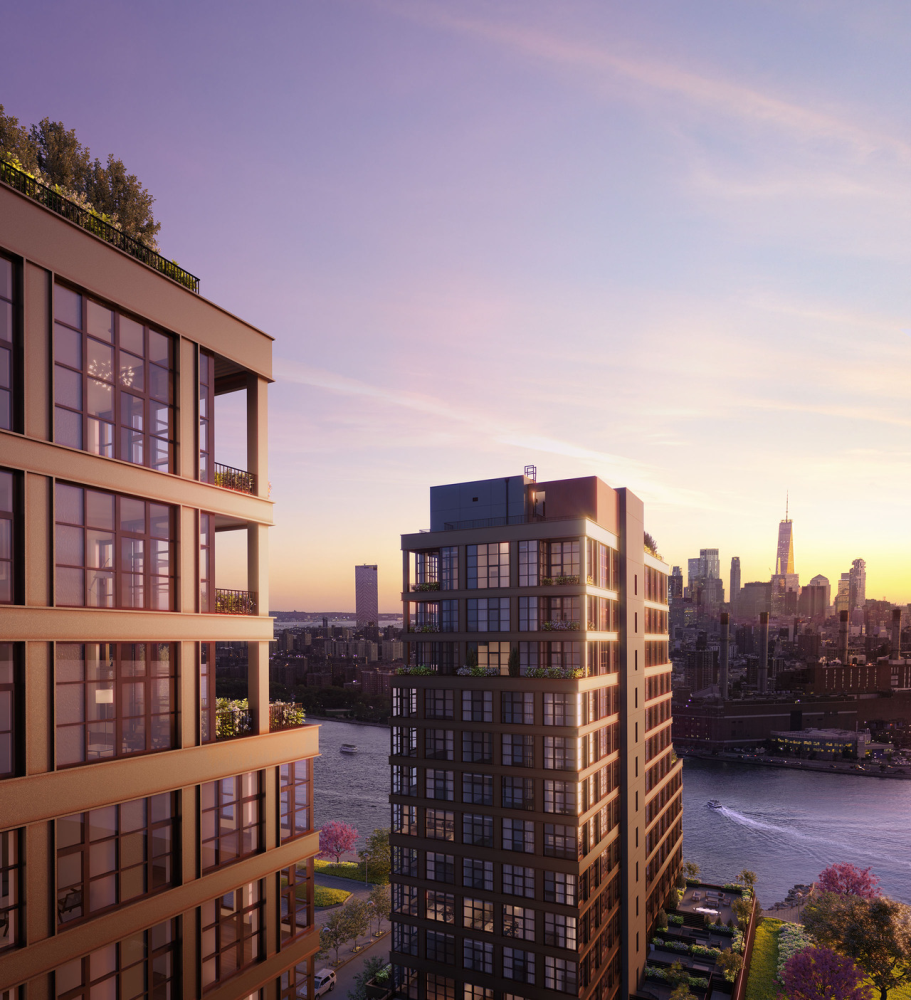 29 Huron Street, Unit PHCW Brooklyn, NY 11222 - Photo 8 of 20 a view of a city with tall buildings