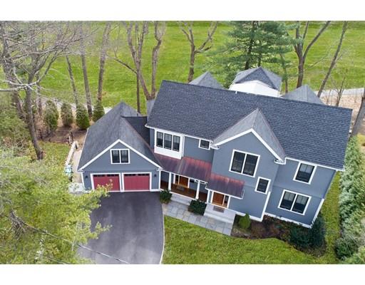 106 Day Street Newton, MA 02466 - Photo 29 of 30 a aerial view of a house next to a yard