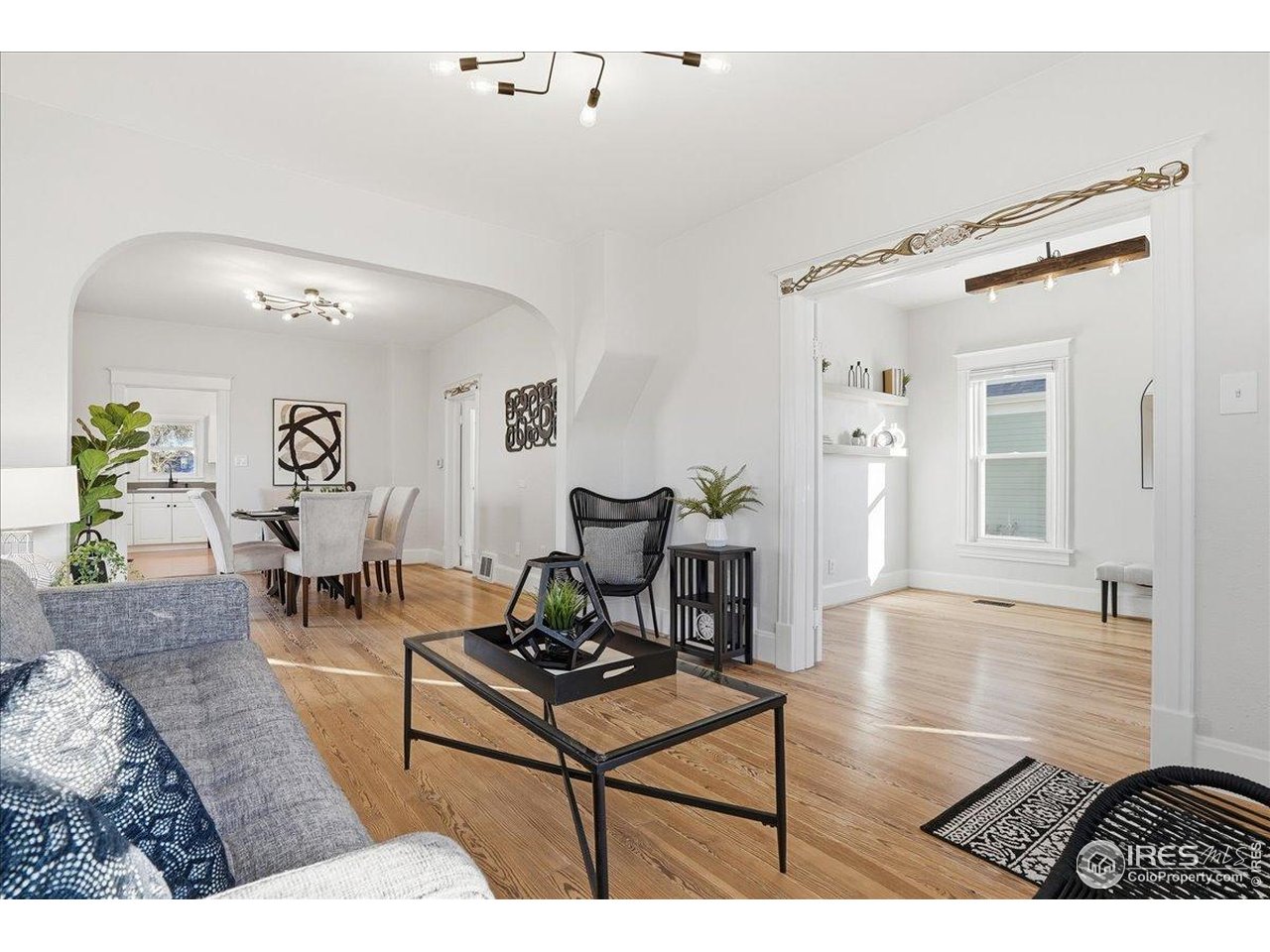 806 East Myrtle Street Fort Collins, CO 80524 - Photo 16 of 50 Living room adjacent to secondary bedroom.