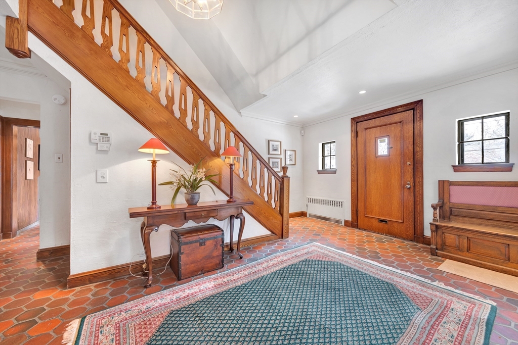 127 Gordon Road Newton, MA 02468 - Photo 4 of 24 a view of an entryway with staircase