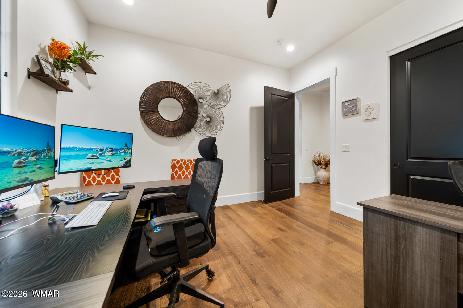 512 Fieldy Road Show Low, AZ 85901 - Photo 49 of 128 a view of a workspace with furniture and wooden floor